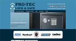 Desktop Screenshot of pro-teclockandsafe.com